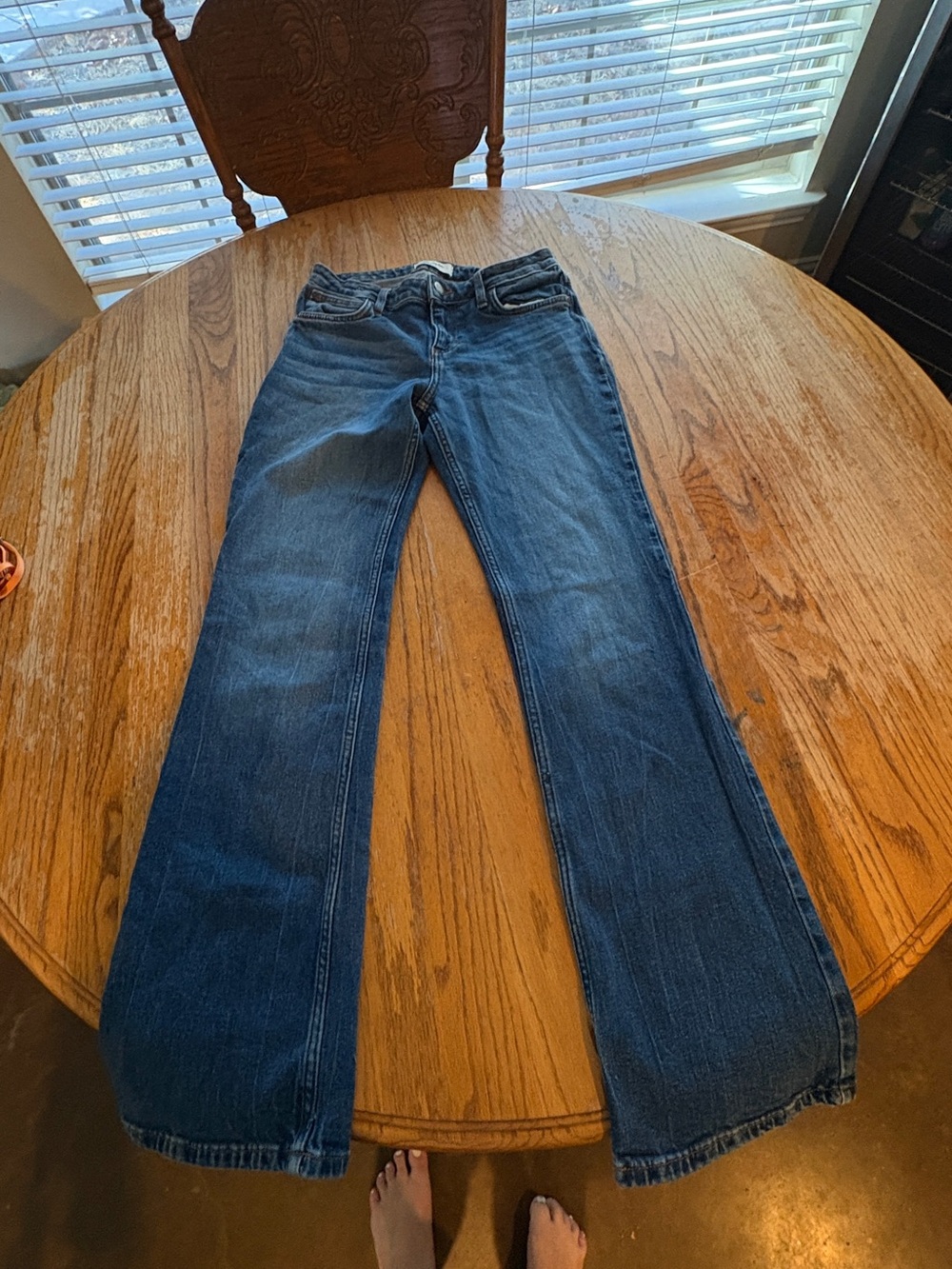 Wrangler Women's Dark Blue Flare Jeans